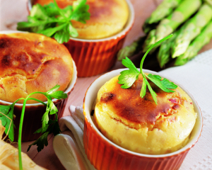 Spargelsoufflé