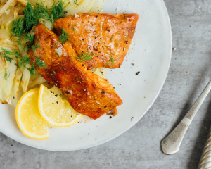 Tandoori Fisch mit Chili und Fenchel