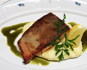 Gebratenes Saiblingsfilet