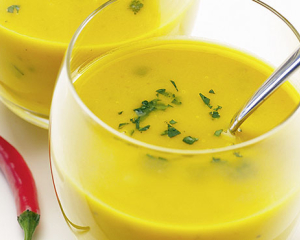 Süßkartoffel-Ingwer-Suppe