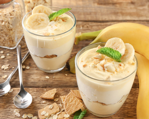 Bananen Pudding Dessert