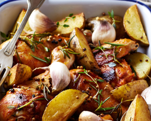 Hähnchenflügel in Zitronen-Senf-Marinade