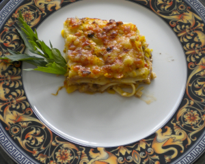 Zucchini-Lasagne,  vegetarisch