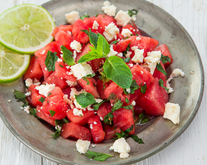 Wassermelonensalat mit Feta