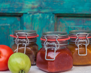 Tomaten-Paprika Relish