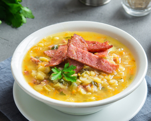 Waldviertler Bohnen Suppe mit Gemüse