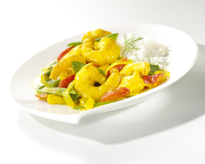 Shrimps-Gemüse Curry