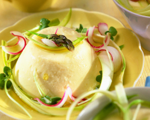 Mousse vom weißen Spargel