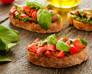 Tomaten-Basilikum-Brötchen