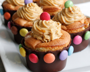 Schokolade-Apfel Muffins mit SMARTIES®