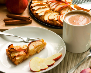 Apfelkuchen aus Vollkornmehl