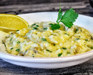 Pilzrisotto mit Alma Rahm