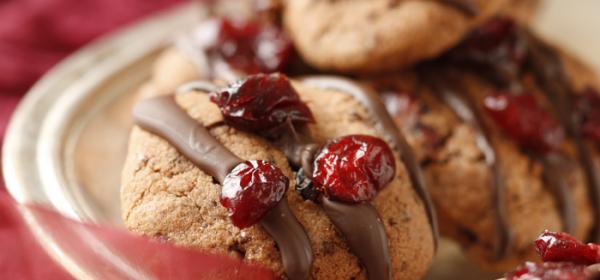 Schoko Cranberry-Cookies