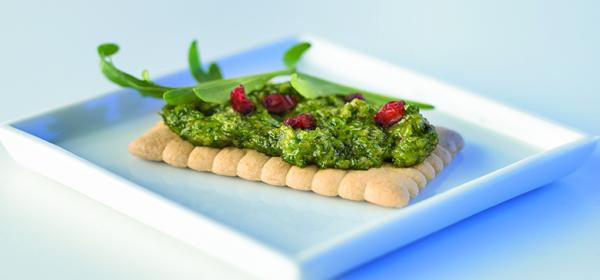 "Männer-Keks" Ruccola-Pesto