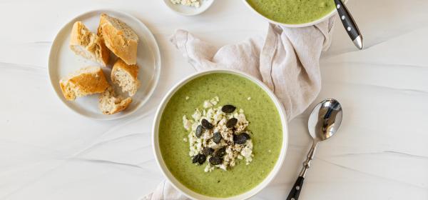 Kalte Zucchini-Suppe