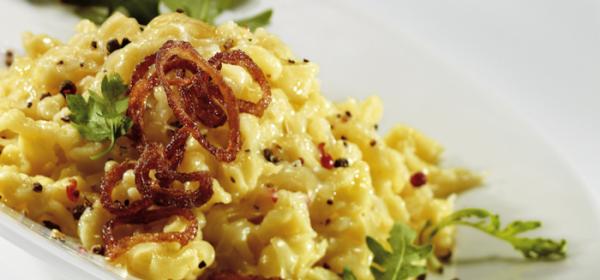 Käsespätzle mit Bergkäse