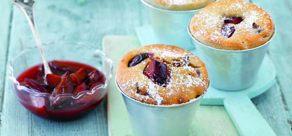 Zwetschken Muffin mit Zimt und Marzipan