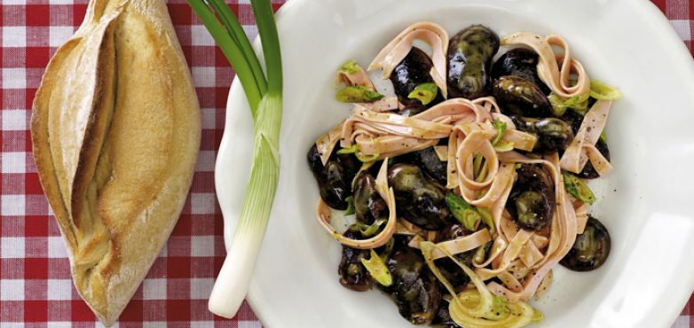 Käferbohnensalat mit Kalbspariser