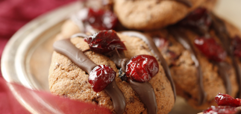 Schoko Cranberry-Cookies