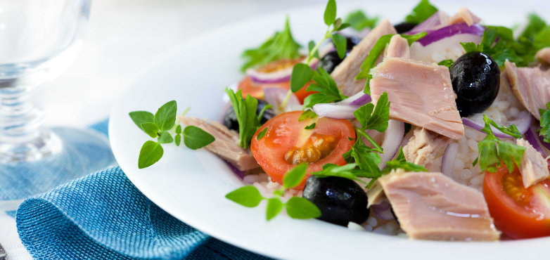 Sommerlicher Reissalat 