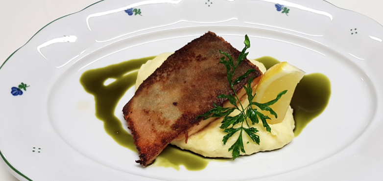 Gebratenes Saiblingsfilet