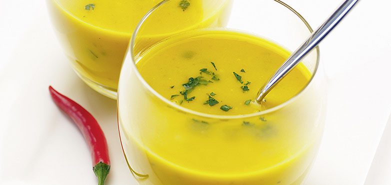 Süßkartoffel-Ingwer-Suppe