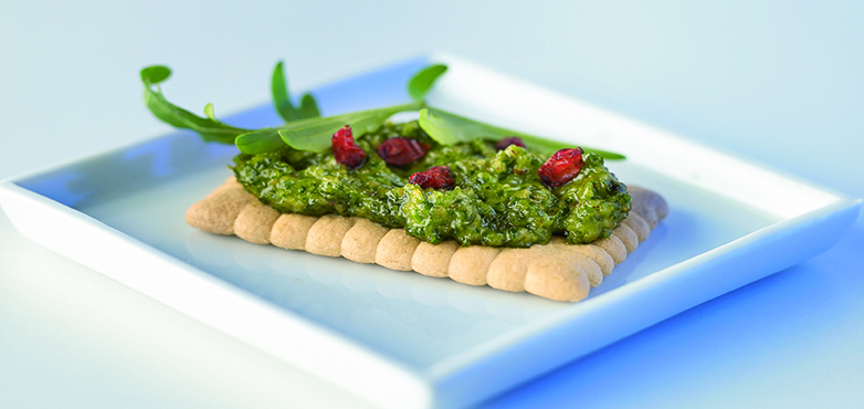 "Männer-Keks" Ruccola-Pesto