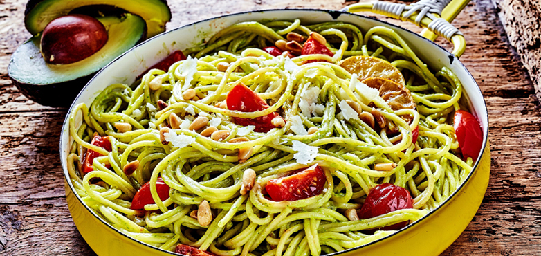 Spaghetti à la Guacamole