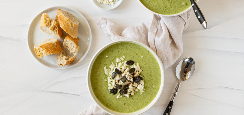 Kalte Zucchini-Suppe