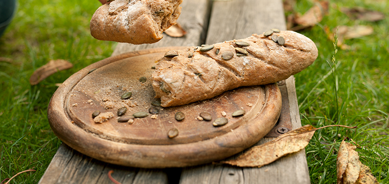 Weizenvollkornbrot mit Chia & Kübiskernen