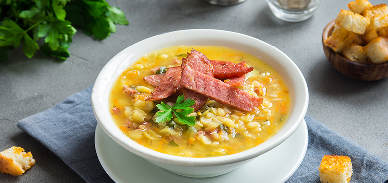 Waldviertler Bohnen Suppe mit Gemüse