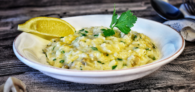 Pilzrisotto mit Alma Rahm